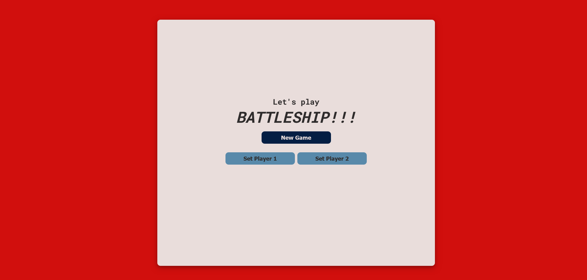 Battleship project